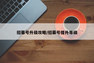 招募号升级攻略/招募号提升等级